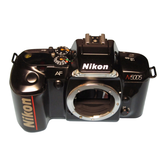 Nikon N5005 AF Instruction Manual