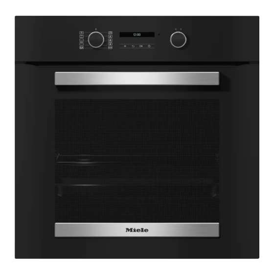 Miele H 2465 B Operating And Installation Instructions