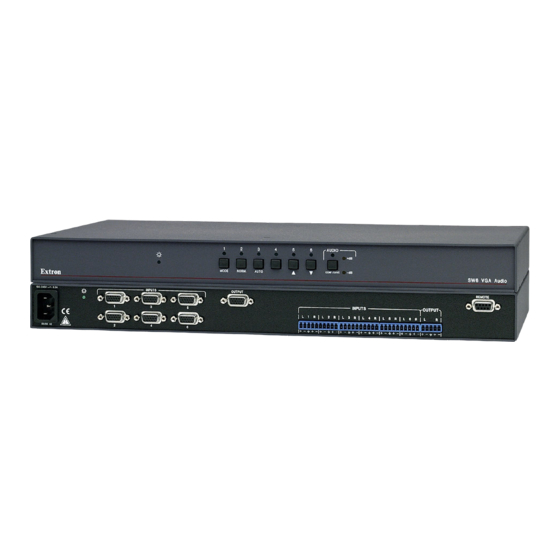 Extron electronics SW6 User Manual