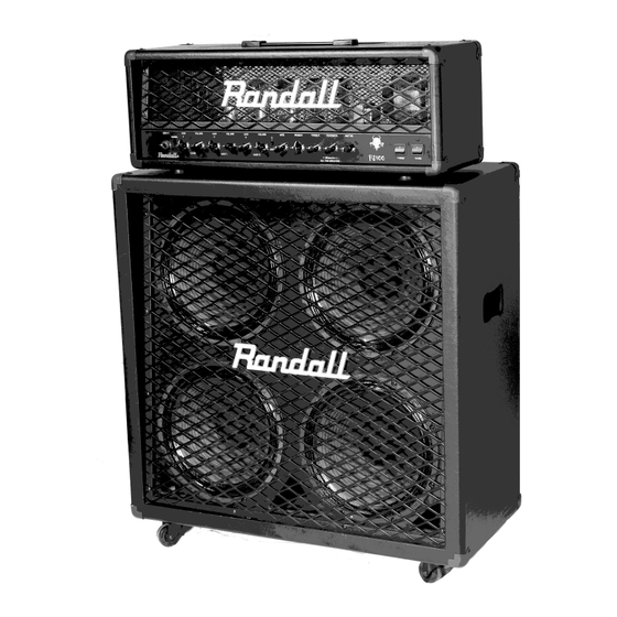 Randall Diavlo RD100H Operation Manual