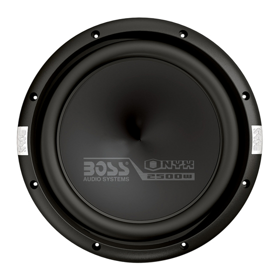 Boss Audio Systems Onyx NX129DC User Manual