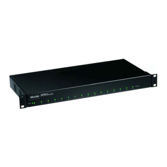 MuxLab VideoEase LongReach 16 Installation Manual