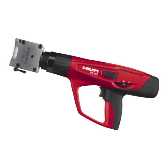 Hilti DX462CM/HM Operating Instructions Manual