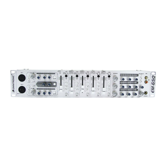 Omnitronic EM-650 User Manual