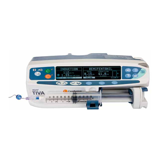 User Manuals: CareFusion IVAC P6000 Syringe Pump