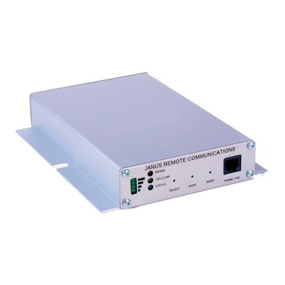 Janus Remote Communications POTSwap HSPA910PS Product User Manual
