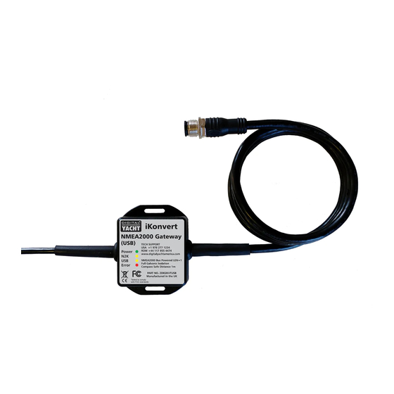 DIGITAL YACHT iKonvert USB Installation And Instruction Manual