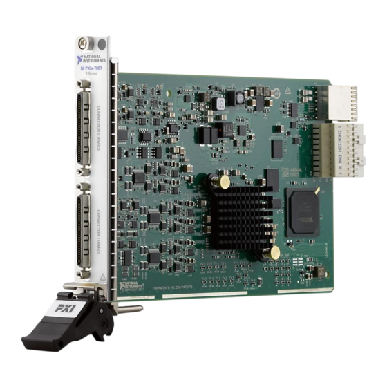 National Instruments PXIe-7861 User Manual