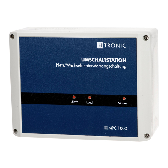 HTRONIC MPC1000 Manual