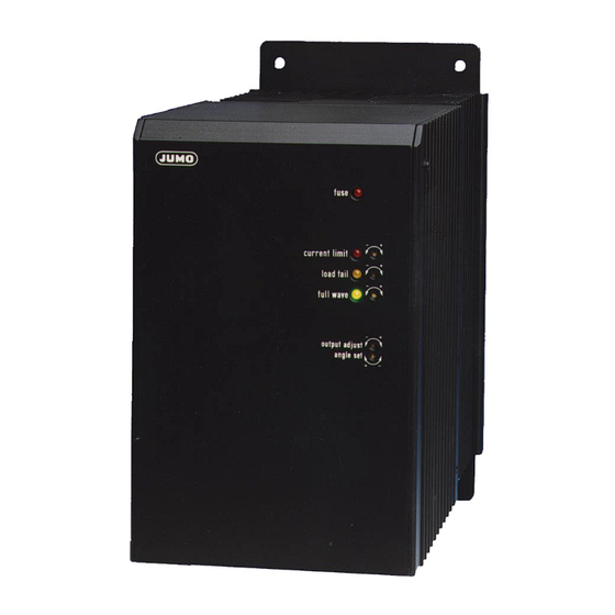 JUMO B 70.9040 Manuals