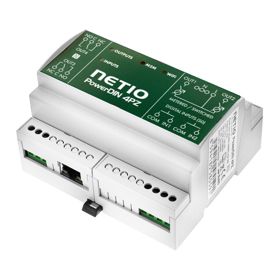 Netio PowerDIN 4PZ Manuals