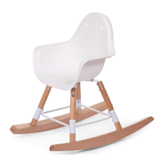 CHILDHOME CHILD WOOD EVOLU Assembly Instructions
