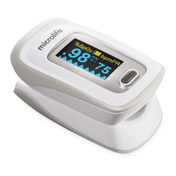 Microlife OXY 210 Manual