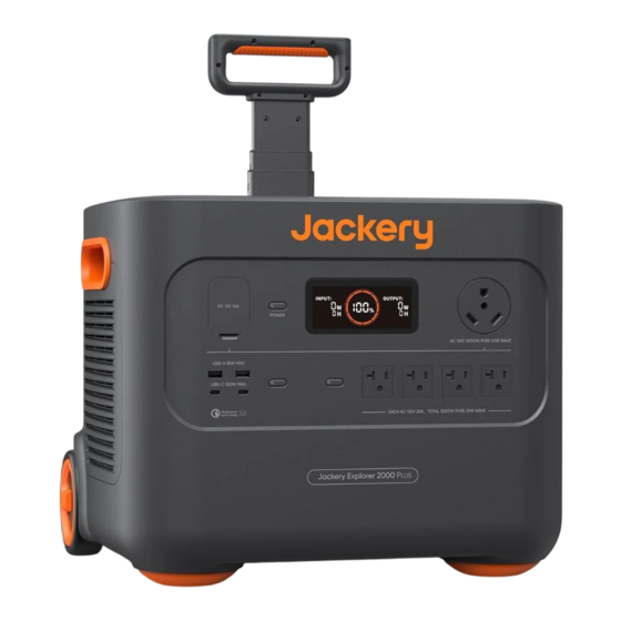 Jackery Explorer 2000 Plus User Manual
