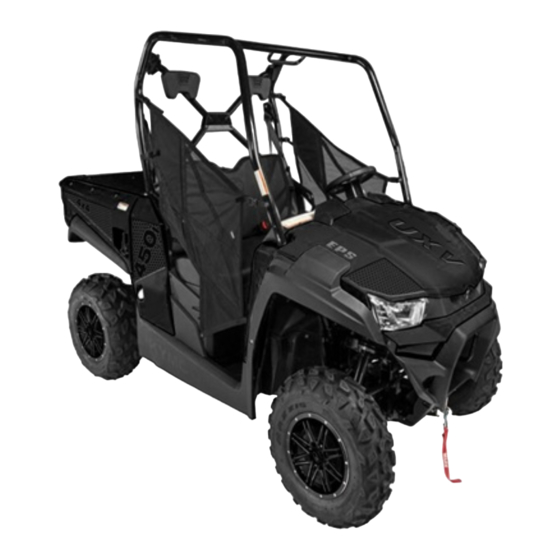 KYMCO UXV 450I EPS OFF ROAD OWNER'S MANUAL Pdf Download | ManualsLib