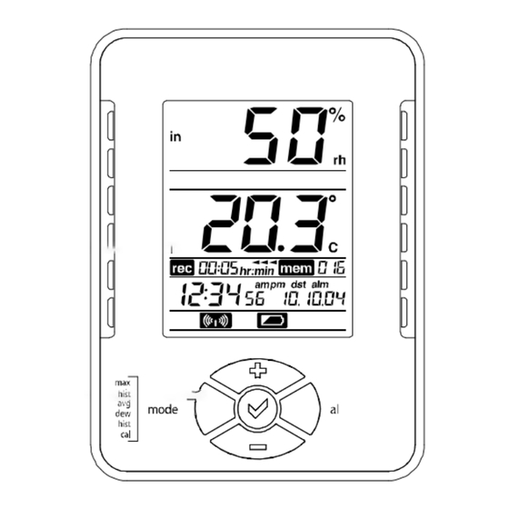 TFA WIRELESS 433 MHz TEMPERATURE STATION Instruction Manual