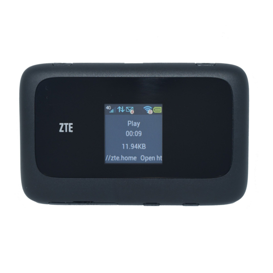 Zte MF910 Getting Started