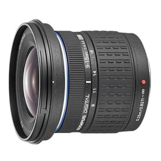 Olympus Zuiko Digital ED 9-18mm f4.0-5.6 Instructions