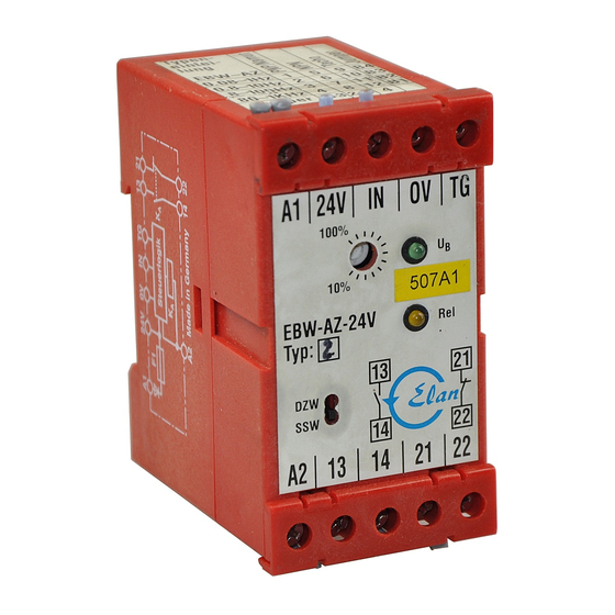 schmersal EBW-AZ Operating Instructions Manual