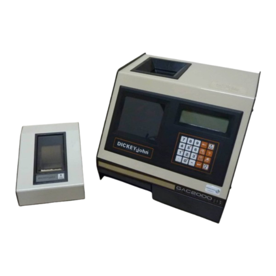 Dickey-John C-2000 Manual