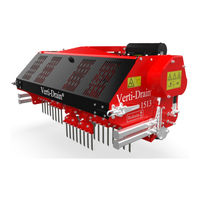Redexim Verti-Drain 1513 User Manual And Parts Book