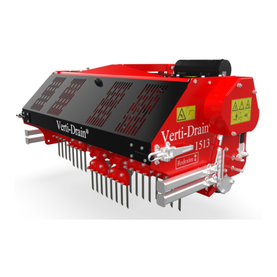 Redexim Verti-Drain 1513 User Manual And Parts Book