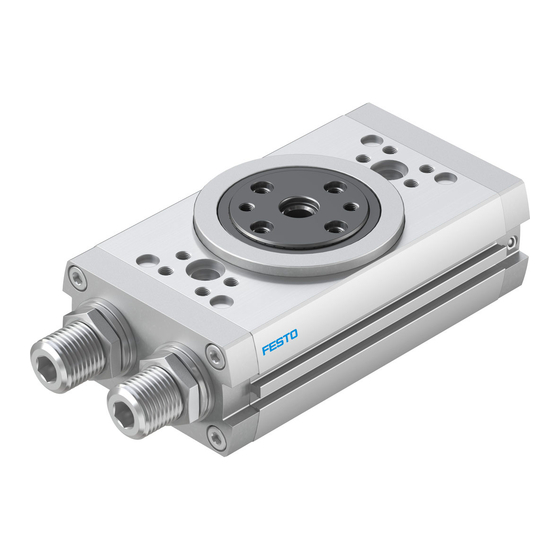 Festo DRRD Series Operating Instructions Manual