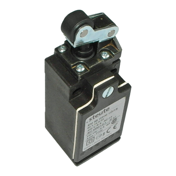 steute ES 95 Extreme Mounting And Wiring Instructions