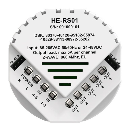 Heltun QUINTO HE-RS01 User Manual