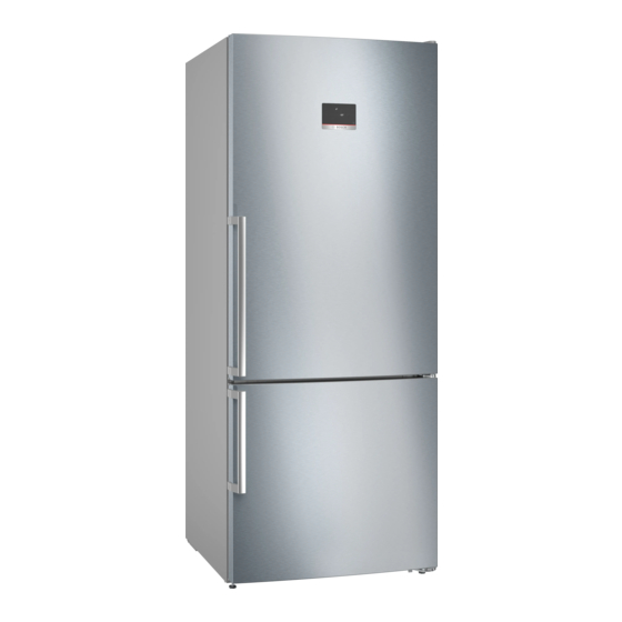 Bosch KGN76 Series Information For Use