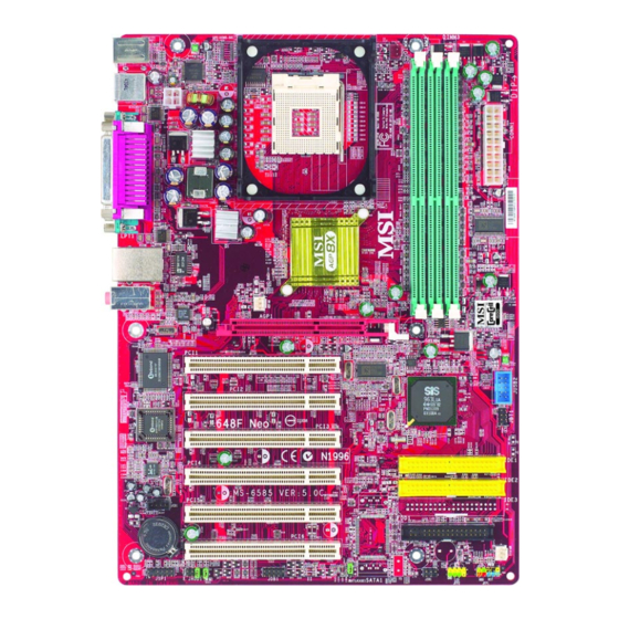 MSI 648F Neo Manual