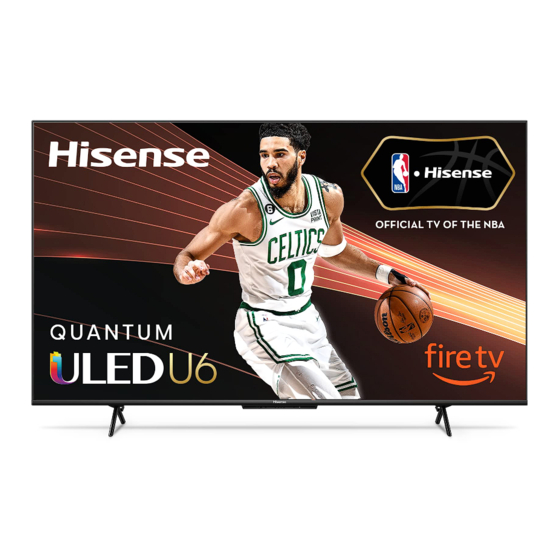 Hisense U6HF Series Quick Setup Manual