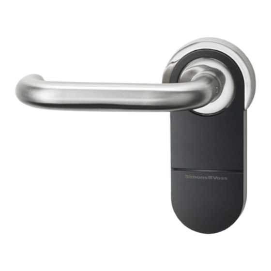 Simons Voss Technologies Digital SmartHandle AX A0 Manuals