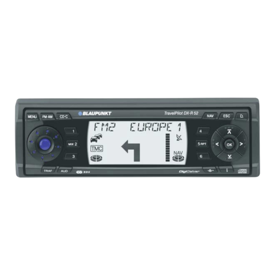 Blaupunkt TravelPilot DX-R52 Operating Instructions Manual