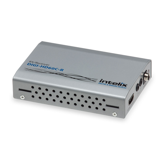 Intelix DIGI-HD60C Installation Manual