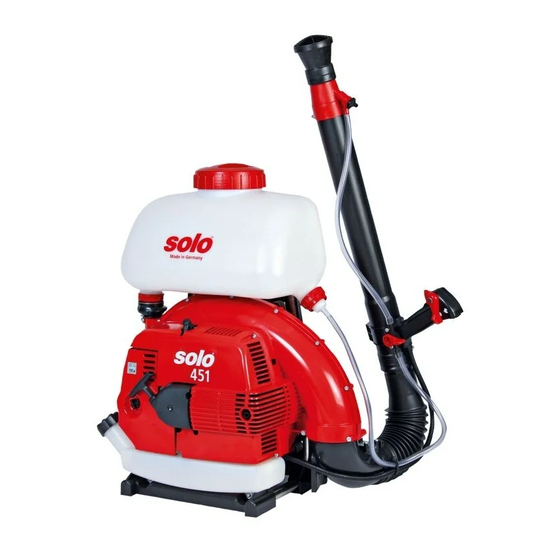 Solo 451 Instruction Manual