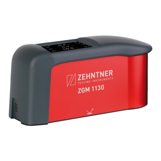 Zehntner ZGM1130 Technical Manual