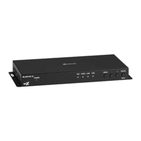 Black Box MCXG2 Series User Manual