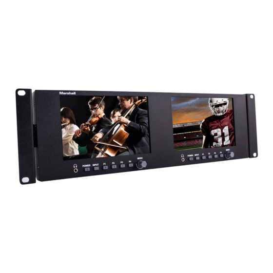 Marshall Amplification ML-702 W Monitor Manuals