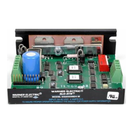 Superior Electric SLO-SYN SS2000-DP4 Installation And Operating Instructions Manual