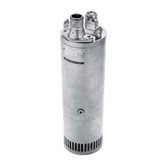 Xylem FLYGT Flygt 2071 Installation, Operation And Maintenance Manual