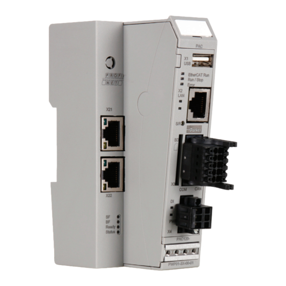 Parker PAC120 Operation Manual