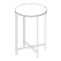 ARHAUS MARBLE PLINTH RECTANGLE COFFEE TABLE Assembly Manual