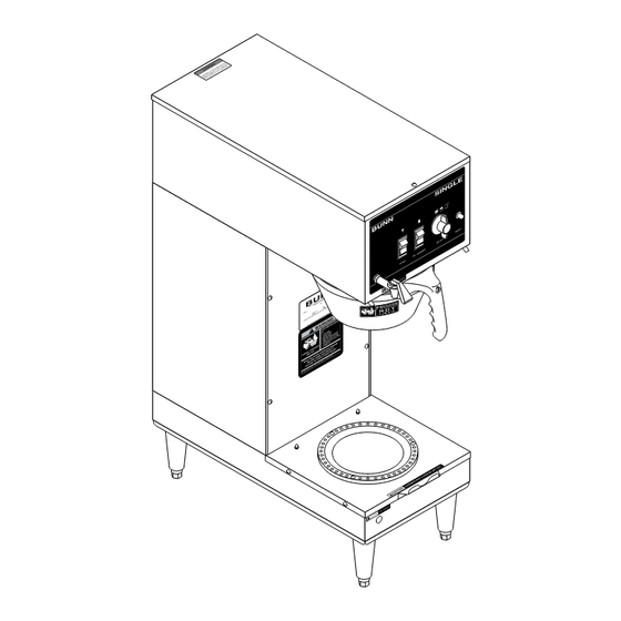 Bunn SINGLE Installation & Operating Manual