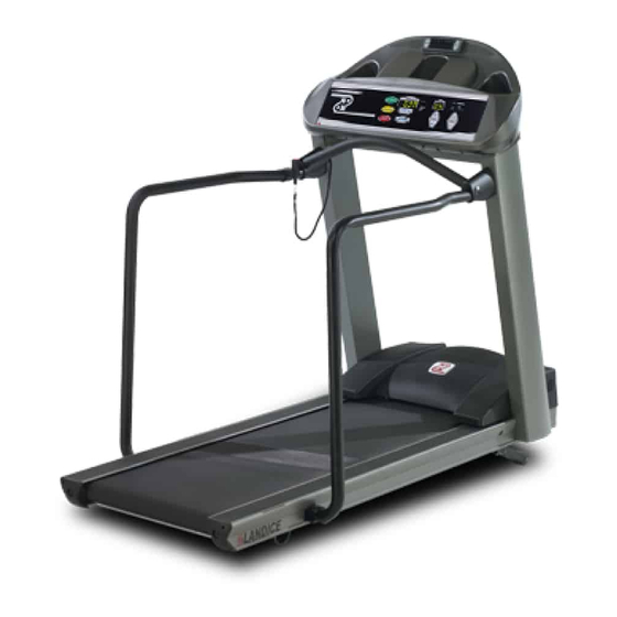 Landice Rehabilitation Treadmill Manuals