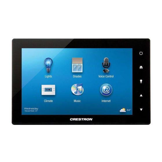 Crestron TSW-752 Do Manual