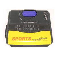Sony Sports Walkman WM-FS393 Operating Instructions Manual