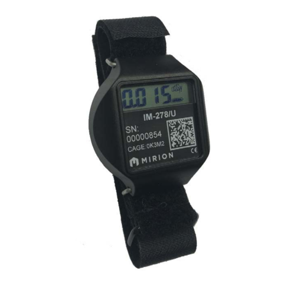 Mirion Technologies MBD-2 Operating Manual