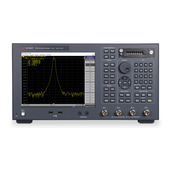 Keysight E5071C ENA Series Installation Manual