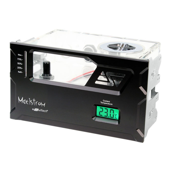 swiftech Maelstrom 5 1/4 Dual Bay Reservoir Series Installation Manual